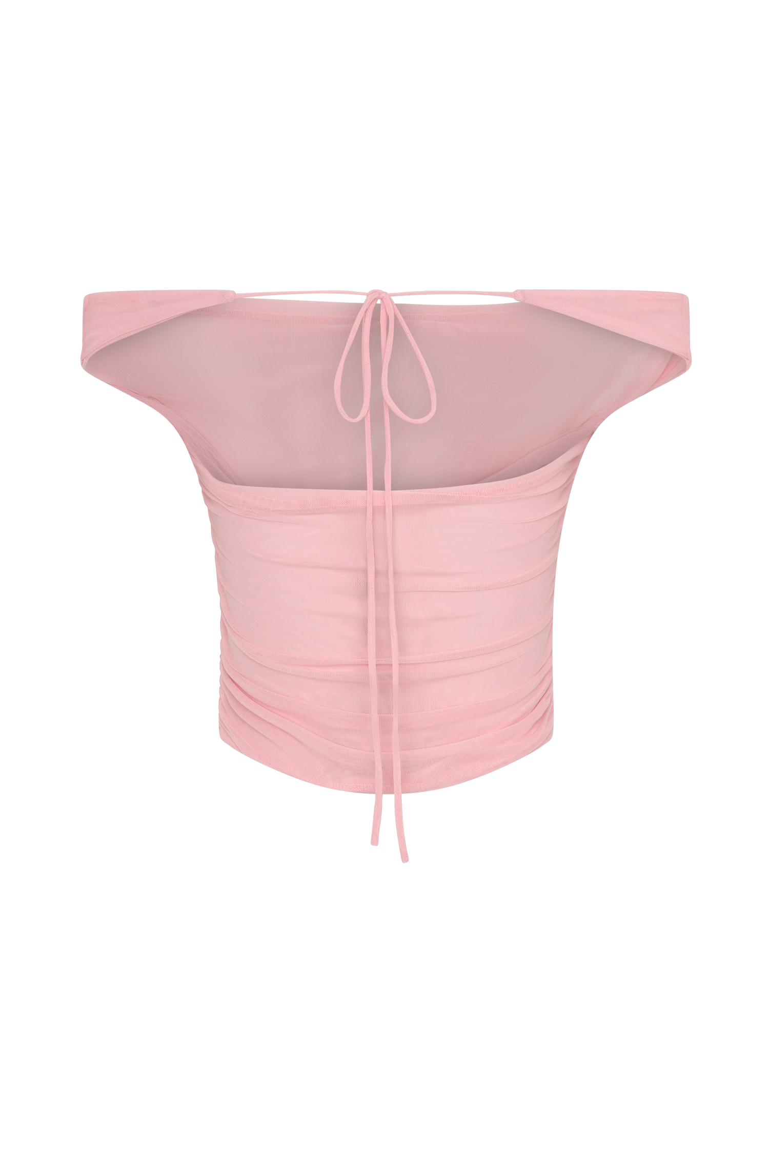 Brooklyn Mesh Crop Top - Candy Pink